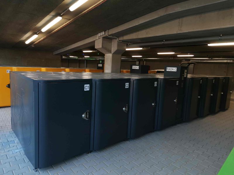 Bike Box - Benesov, parking lot