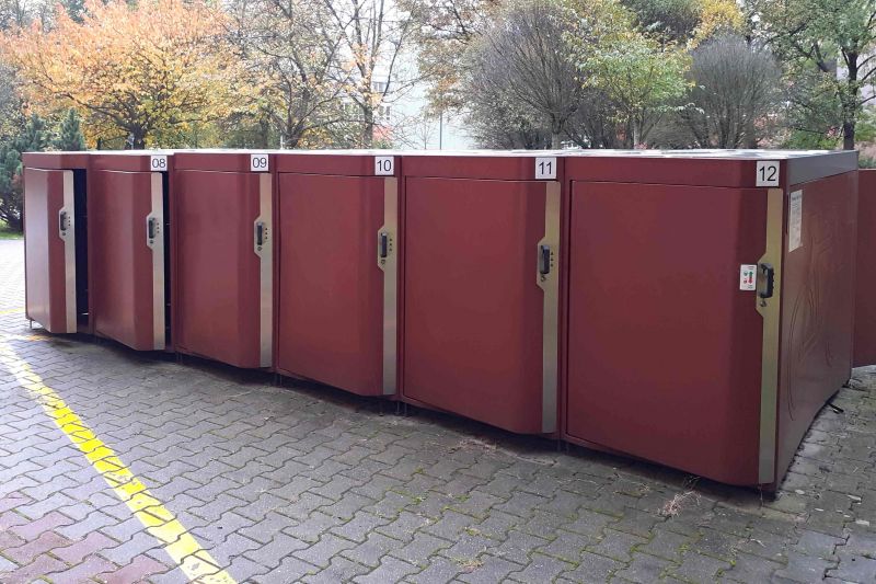 Bike Box - Bohumín, at the polyclinic