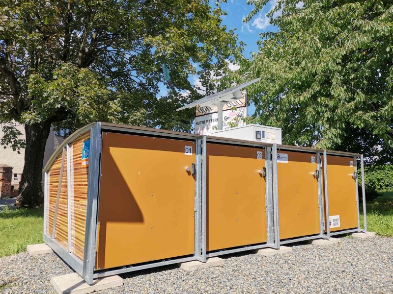 Bike Box - Krnov, train station Civilin