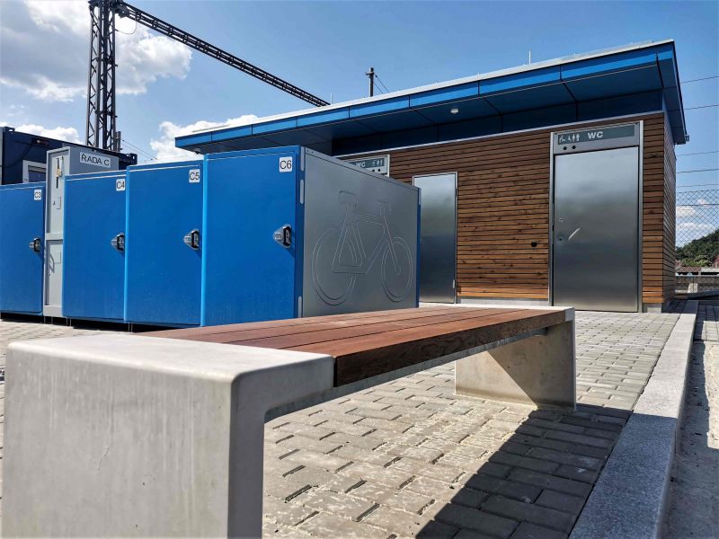 Bike Box - Kuřim, transport terminal