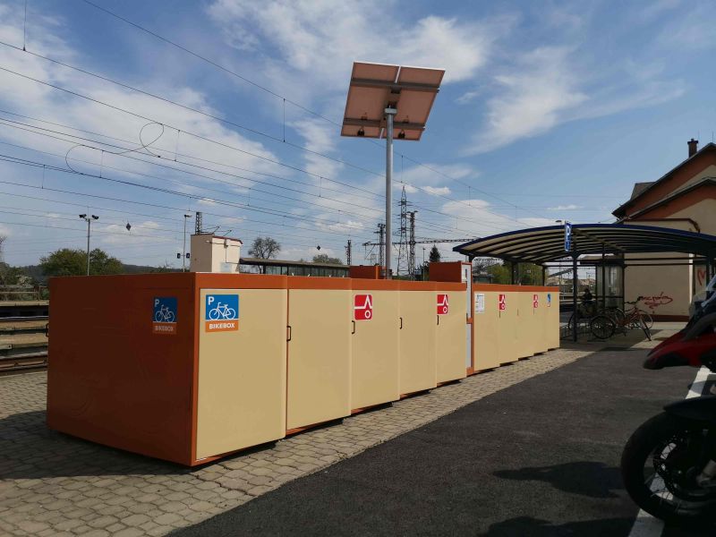 Bike Box - Mohelnice, train station