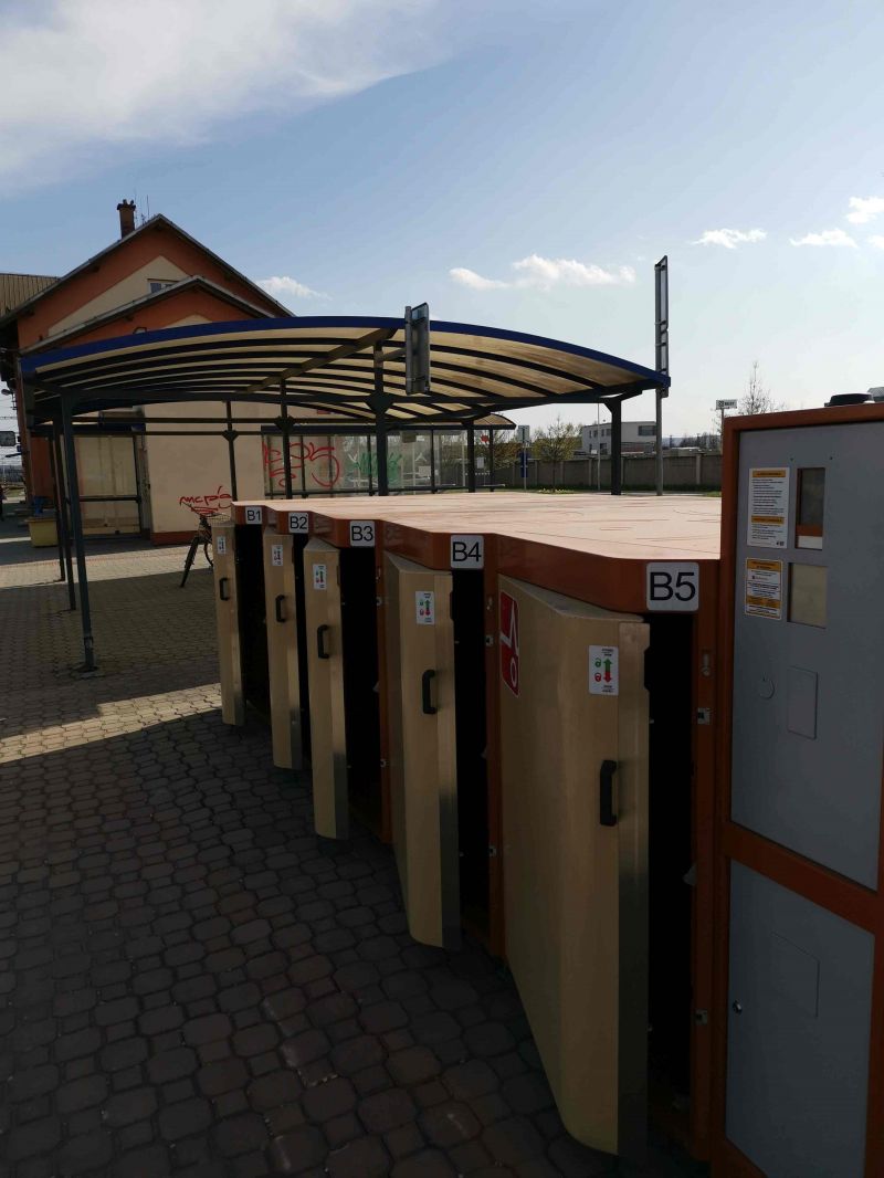 Bike Box - Mohelnice, train station