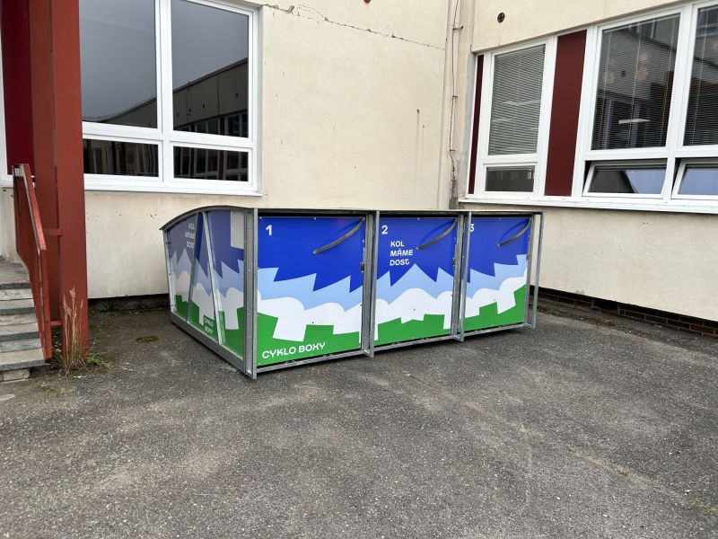 Bike Box - Most, street Okruzni