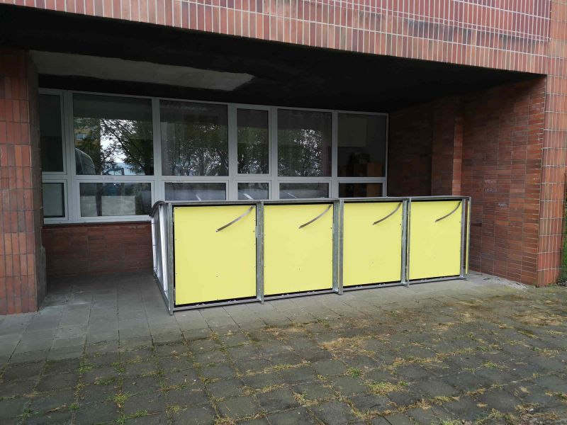Bike Box - Most, 3rd elementary school, by the stadium