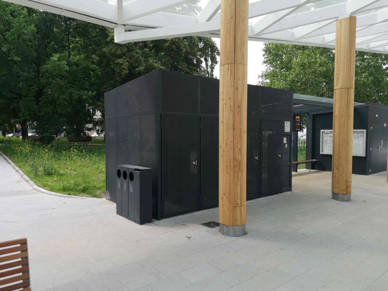 Bike Box - Prostejov, Florianske square