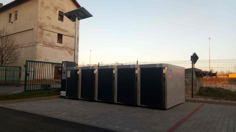 Bike Box - Veseli nad Moravou, transfer terminal