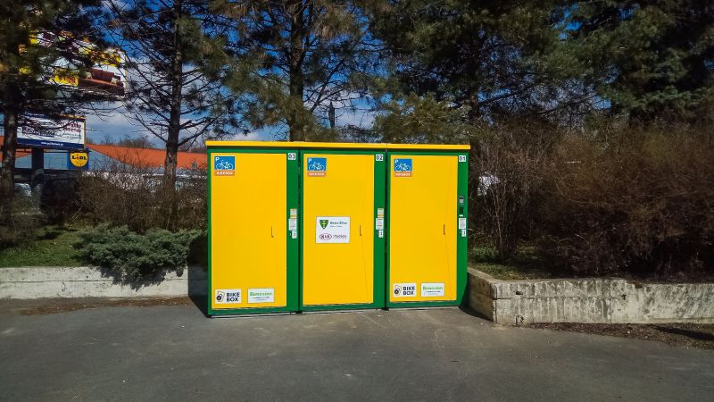 Bike Box - Zilina (Slovakia), by the city swimming pool