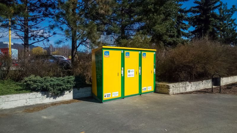 Bike Box - Zilina (Slovakia), by the city swimming pool