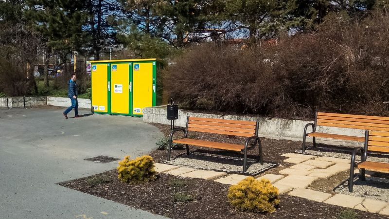 Bike Box - Zilina (Slovakia), by the city swimming pool